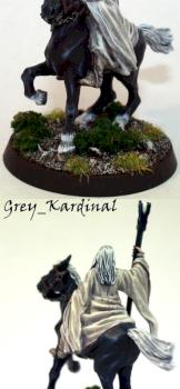 Saruman on silver bay by Grey Kardinal