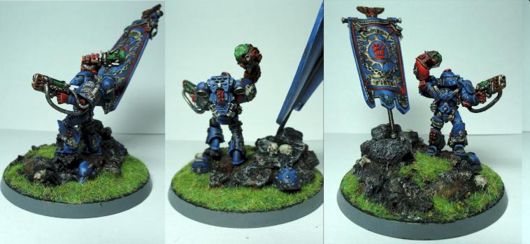 25th anniversary Crimson Fist Captain by Pervader