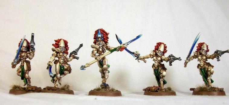 Eldar Howling Banshees by Grigory