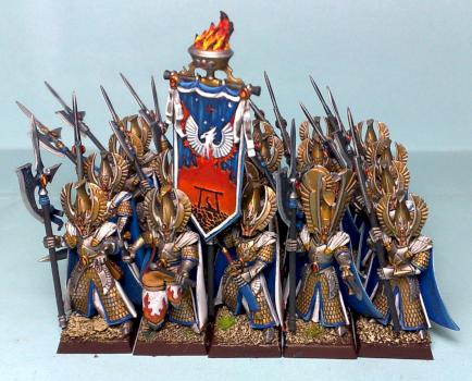 High Elves Phoenix Guard - Guardia della Fenice by Fynus79
