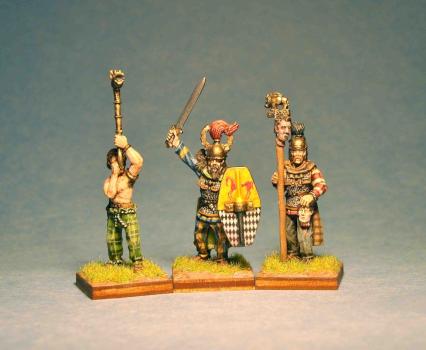 28mm Gallic Veteran Command - Relic Miniatures by whitejamest