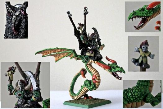 Orc Shaman on Wyvern by Tiberius122
