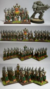 Warmaster (10mm) High Elf - Phoenix Guard by Guthwine