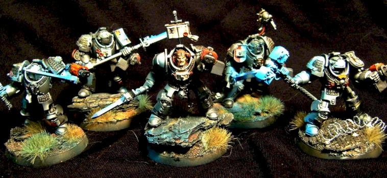 Grey knight paladins by Tryzna