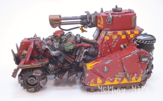 Scratchbuilt Skorcha left side by Spanglo