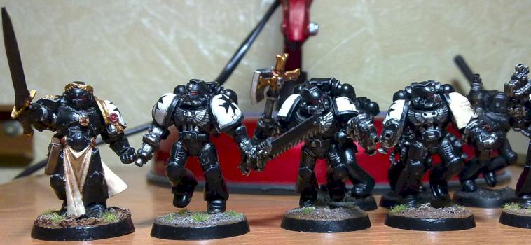 Black Templars troops by b00zzy