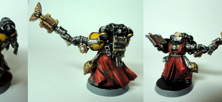 Imperial Fist recclusiarch chaplain by Pervader