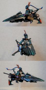 Drukhari / Aeldari Farseer on motojet by Grio