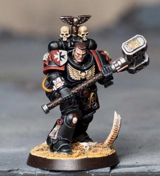 Black Templars Primaris Intercessor with Thunder Hammer by The Apothecary