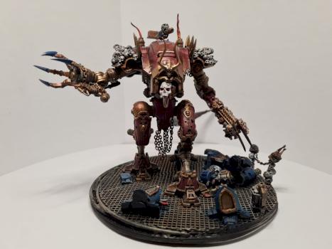 Custom khorne knight by Wavexer