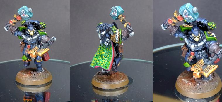 Salamander Chaplain Xavior by willsham