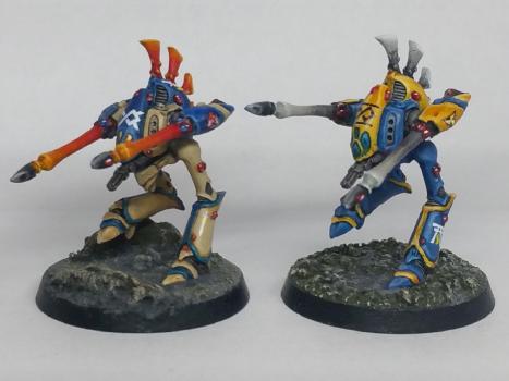 Adeptus Titanicus - Epic - Eldar Revenant Titans by zarnak21