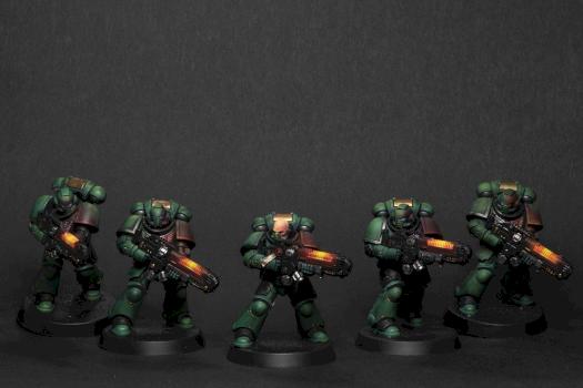 Space Marine Plasma Squad by deady