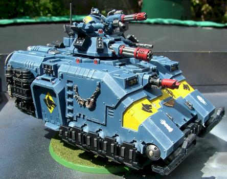Space Wolf Repulsor by Karhedron
