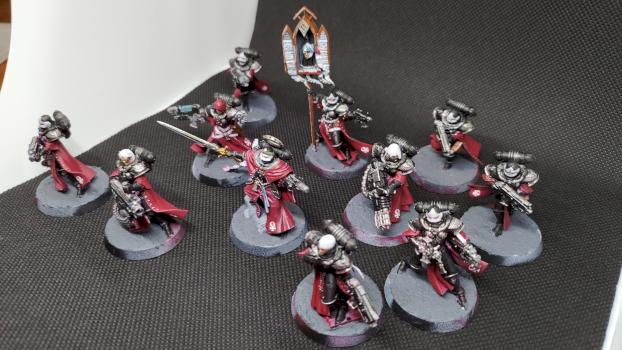 Sisters of Battle sisters squad + Canoness by Smutny Klaun
