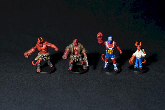 Hellboys by darkrealm-miniatures