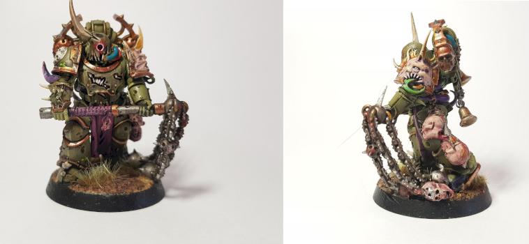 Rancidius the Curdled (Plague Marine) by Unicycle