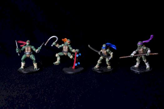 Teenage Mutant Ninja Turtles by darkrealm-miniatures