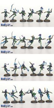 Harlequin Troupe 2 by MadFlyArtStudio
