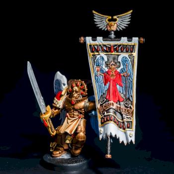 Blood Angel Sanguinary Guard by the_secret_paintbrush