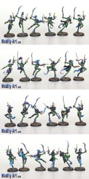 Harlequin Troupe 4 by MadFlyArtStudio