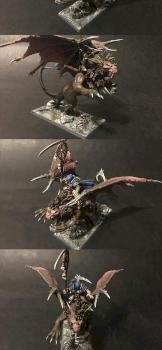 Chaos Lord on Manticore by Milosz Wojtasik