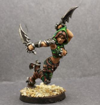 Female Resin 28-30mm Tabletop miniature Thieves and Assassins by superbug983