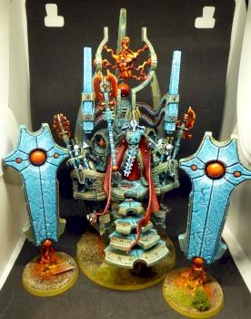 Necron Szarek the Silent King by FrederTM
