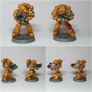 Lamenters 3rd company tactical marines by Alex Proenza