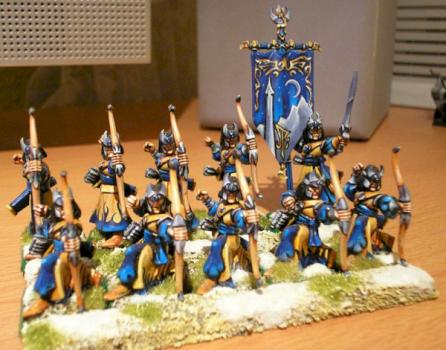 Arqueros de Saphery/Hihg elves Saphery archers by juza