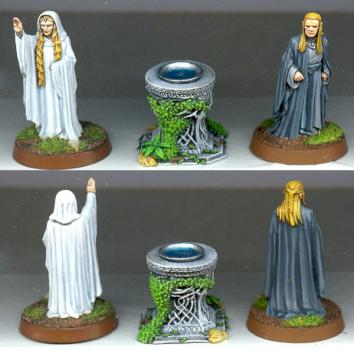 Galadriel Celeborn & mirror by lostorpedos