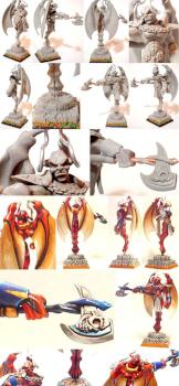 KHARR THE SCARLET SLAYER - DAEMON PRINCE OF KHORNE by berzerker