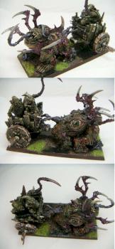 nurgle demon chariot by demonherald