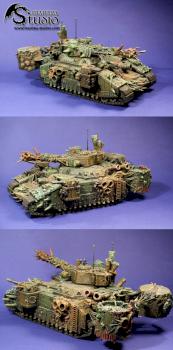 CHAOS SPACE MARINES Plaguereaper by MantraStudio