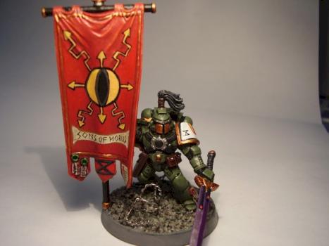Sons of Horus - Standard Bearer Aimnistos by Sotirios