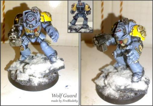 Space Wolves' Wolf Guard in Terminator Armor by FireBlade 89