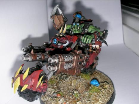 Ork Warboss Conversion by damnunfunny