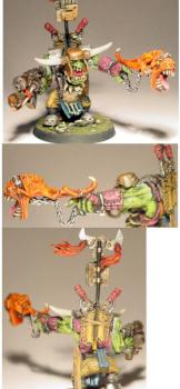 Warhammer 40k Ork Warboss by seltzer