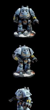 Space Wolves Contemptor Dreadnought (Betrayal at Calth) by miru8112