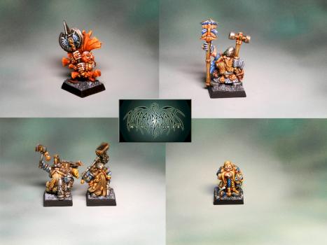 Dwarves Characters by Umbra Draconis