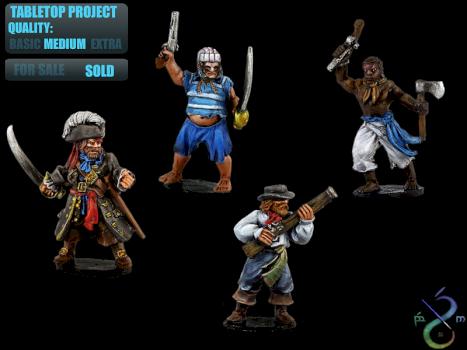 [TABLETOP COMMISSION] Captain's Crew Osprey Wargame by BerenMiniaturasStudio