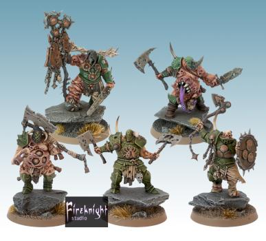 Chaos Nurgle Putrid Blightkings by Fireknight