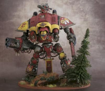Allistair Glenfiddich of Widderstaett on his Knight Bloodfog by Illion