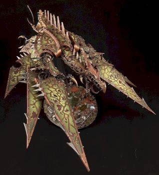Chaos Heldrake of Nurgle by Kneeil