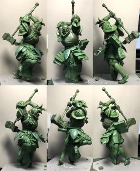 knight - monk - work in progress by Scibor