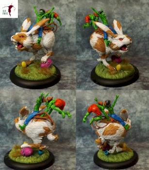 War Wabbit (Malifaux) by KRK Mini Painting Studio