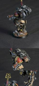 Space Marine Chaplain with Jump Pack by AD 11