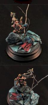 A duel with Kharn by nechromus