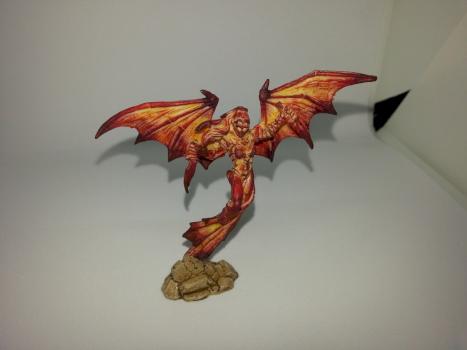 Molten Flying Demon Babe by Carcearion