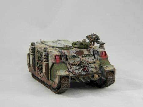 Death Guard Rhino by Perkulant